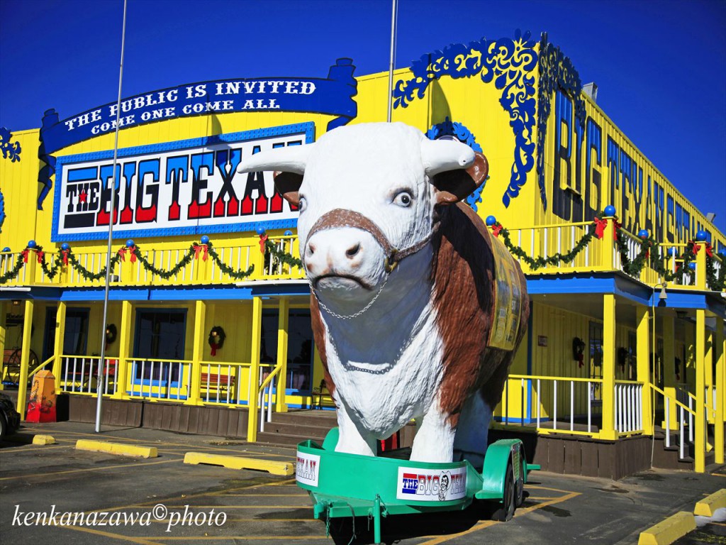 ルート66 アマリロ テキサス州
ビッグ・テキサン ステーキハウス